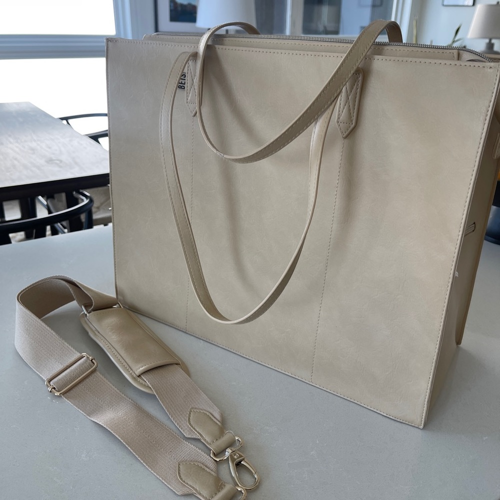 BEIS Work Tote - Beige